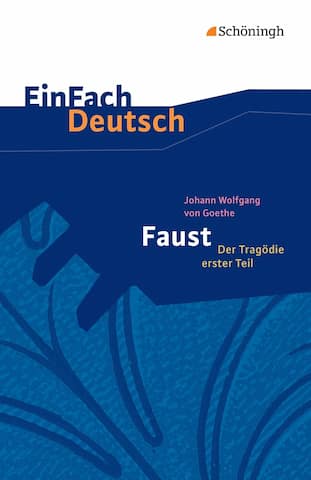 Reclam-Heft Cover vom Buch Faust für die Schule